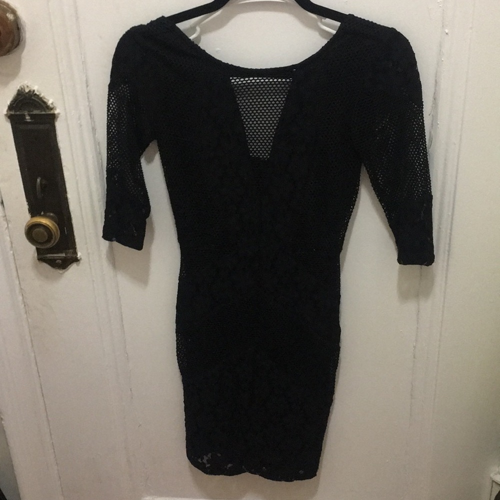 Black body con lace dress